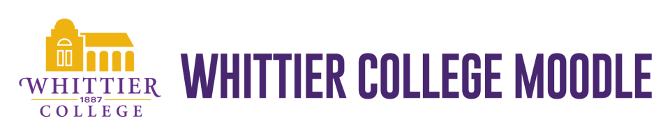 Whittier College Moodle